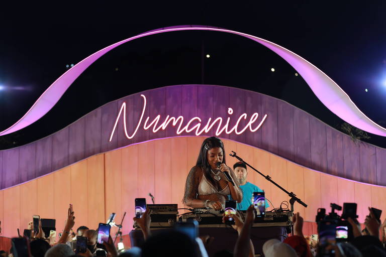 Ludmilla em seu show de pagode Numanice, no Rio, em novembro deste ano