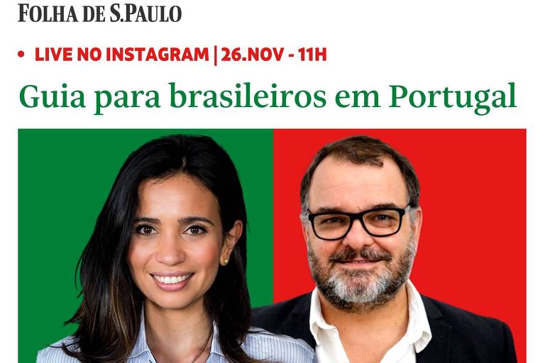 Live da Folha dará dicas para brasileiros que querem morar em Portugal