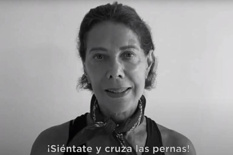 Angela Vieira na campanha Abuso não é Arte