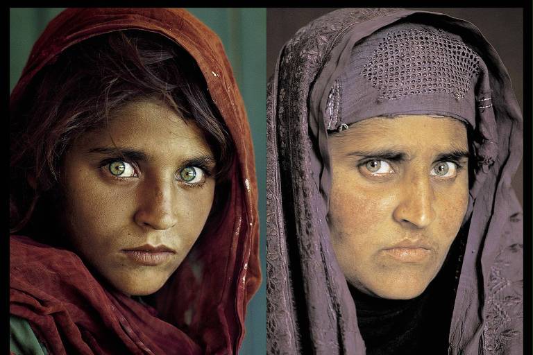 Afegã de olhos verdes famosa por capa da National Geographic se torna refugiada na Itália