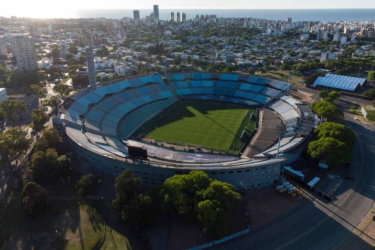 O estádio Centenário recebe Palmeiras e Flamengo para a final da Copa Libertadores 