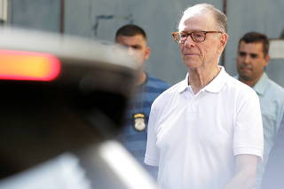 FILE PHOTO: Former Brazil Olympic Committee (COB) President Carlos Arthur Nuzman leaves the public jail Jose Frederico Marques in Rio de Janeiro