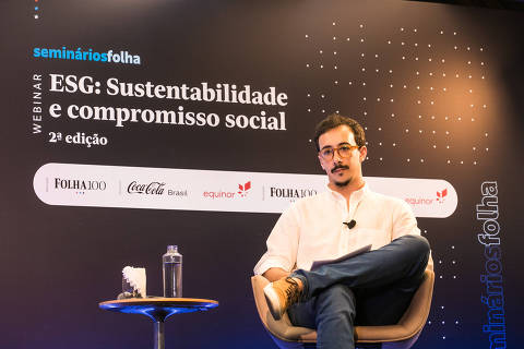SAO PAULO, SP, BRASIL - 26.11.2021 -  SEMINARIOS FOLHA - ESG 2ª Edição: Sustentabilidade e compromisso social - Mediacao Tiago Bethonico. Mesa 2: O 