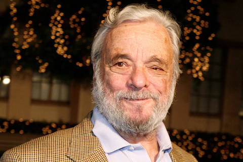 FILE PHOTO: Stephen Sondheim poses as he arrives at a special screening of the DreamWorks Pictures film 