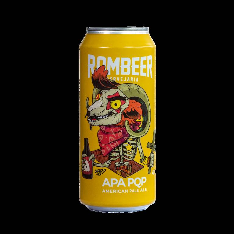 APA PQP, a american pale ale da Rambeer, de Teresina (PI), que concorre como melhor lata entre as micro e pequenas cervejarias