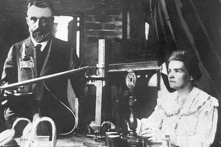 O casal Pierre e Marie Curie desconhecia o perigo dos metais que haviam descoberto
