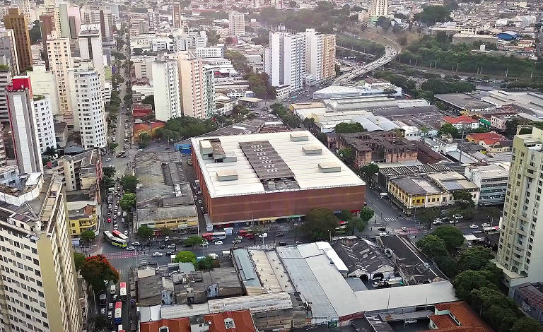 Prédio e dependências do Mercado Novo em Belo Horizonte