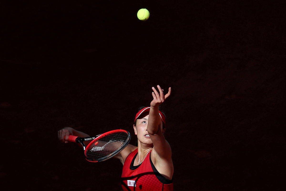 WTA suspende torneios na China diante do 'caso Shuai Peng