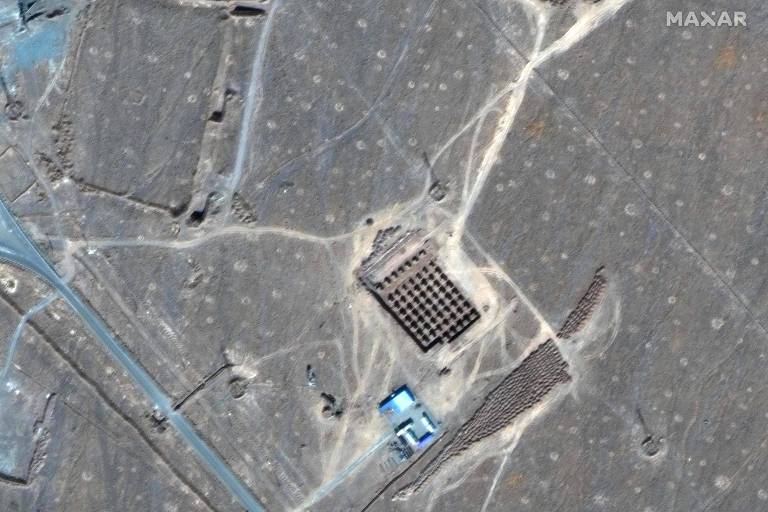 Imagem de satélite divulgada em janeiro de 2020 mostra a planta de Fordow, no nordeste da cidade de Qom, no Irã