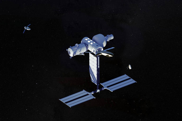 Projetos de estação espacial privada financiados pela Nasa