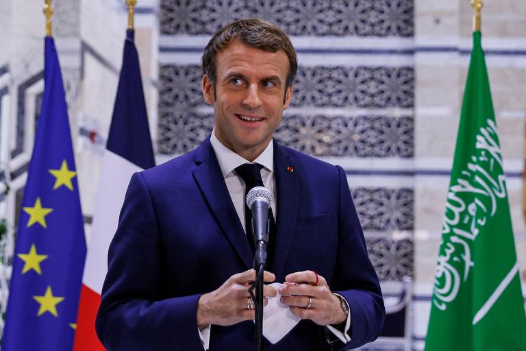 O presidente Emmanuel Macron ainda não anunciou sua candidatura, mas deve tentar a reeleição