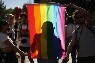 LGBT+ pride parade in Santiago