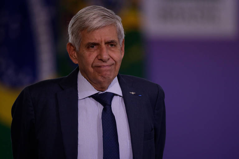 O ministro chefe do GSI, general Augusto Heleno, durante lançamento da plano nacional de vacinação contra a Covid-19, em dezembro de 2020