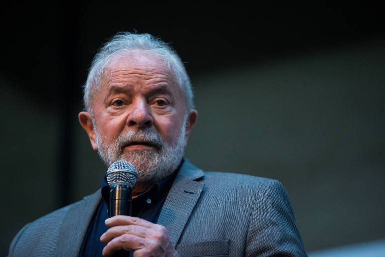 O ex-presidente Lula em congresso da Força Sindical em São Paulo
