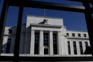 FILE PHOTO: Federal Reserve Board building is pictured in Washington