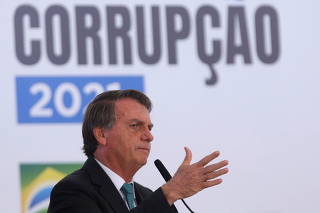 Ceremony to celebrate the International Anti-Corruption Day 2021 at the Planalto Palace in Brasilia