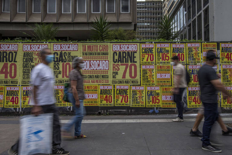 Campanha em São Paulo critica alta de preços e governo federal 