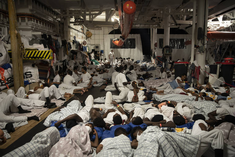 A prisão secreta para migrantes na Líbia