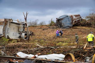 Devastating outbreak of tornadoes rips through several U.S. states