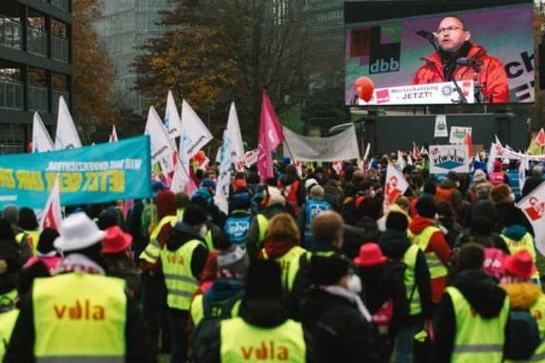 Os sindicatos têm mais poder na Europa do que nos Estados Unidos