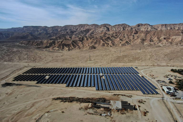 Empresa israelense usa ar e água para armazenar energia solar para a noite