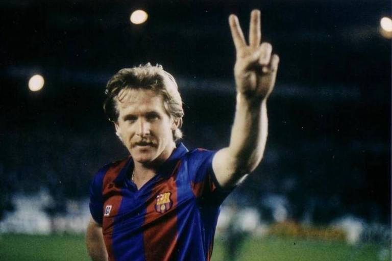 O Boca sofreu com o alemão Bernd Schuster, um dos principais jogadores do Barcelona na década de 1980