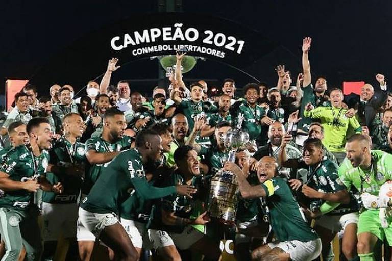 Palmeiras comemora título da Libertadores da América