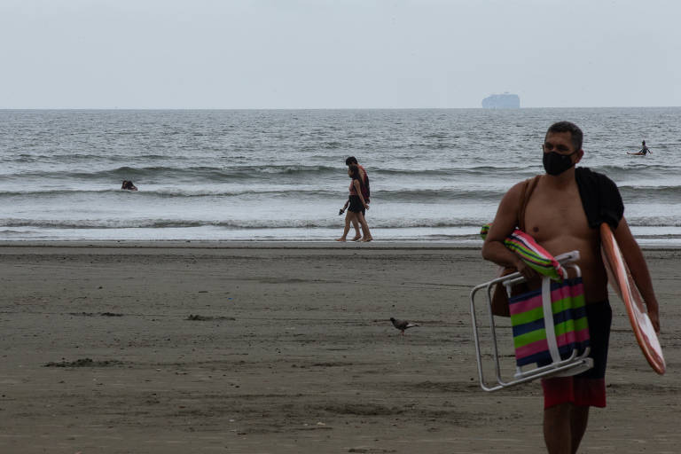 Praias limpas aumentam no litoral norte de SP, e Baixada Santista