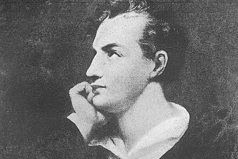 Ilustração do poeta inglês Lorde Byron