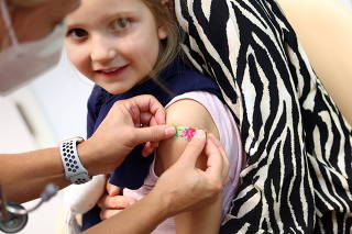 Children are being vaccinated against COVID-19 in Maintal near Frankfurt