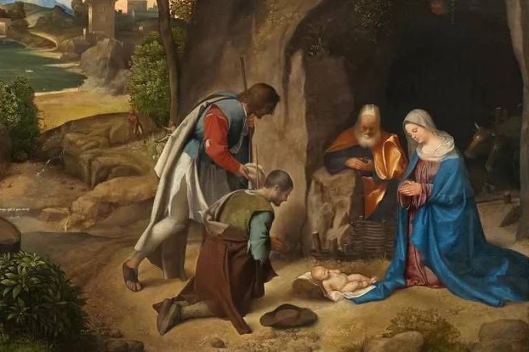 pintura 'Natividade', de Giorgione