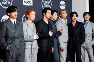 FILE PHOTO: 2021 American Music Awards Arrivals at the Microsoft Theater in Los Angeles