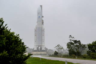 Ariane 5 Rollout with James Webb Space Telescope