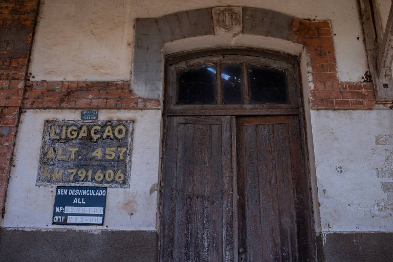 Estação Ligação, em Campo Grande, que está sem uso