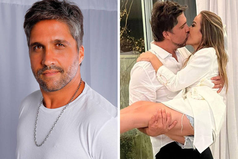 Leo Chaves revela casamento secreto em foto com nova esposa
