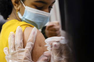 FILE PHOTO: Children age 5-11 receive vaccination against the coronavirus disease (COVID-19)