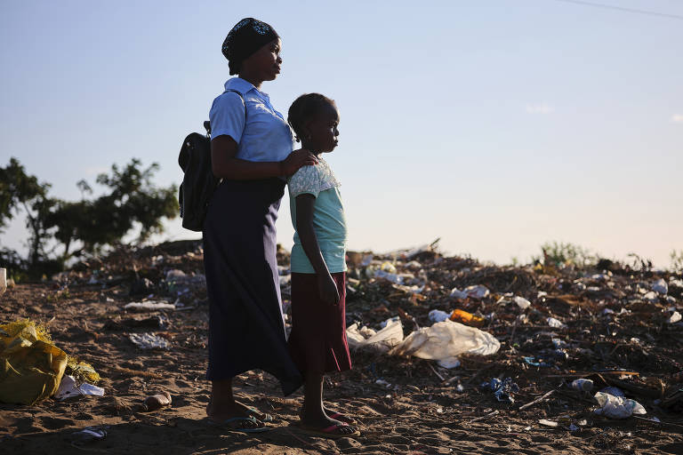 Conflito civil e mudança climática deflagram crise de deslocados em Moçambique
