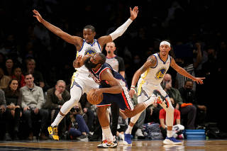 NBA: Golden State Warriors at Brooklyn Nets