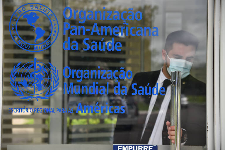 Fachada da Opas (Organização Pan-Americana da Saúde) 