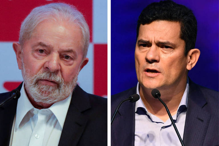 Montagem com Bolsonaro, Lula e Moro 