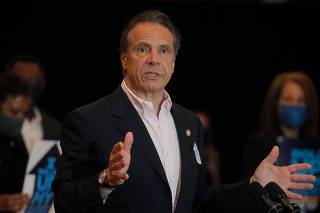 Former New York governor Cuomo charged with sex crime