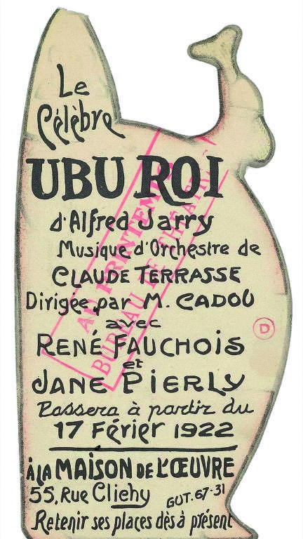 Conheça a peça 'Ubu Rei ou Os Poloneses', de Alfred Jarry