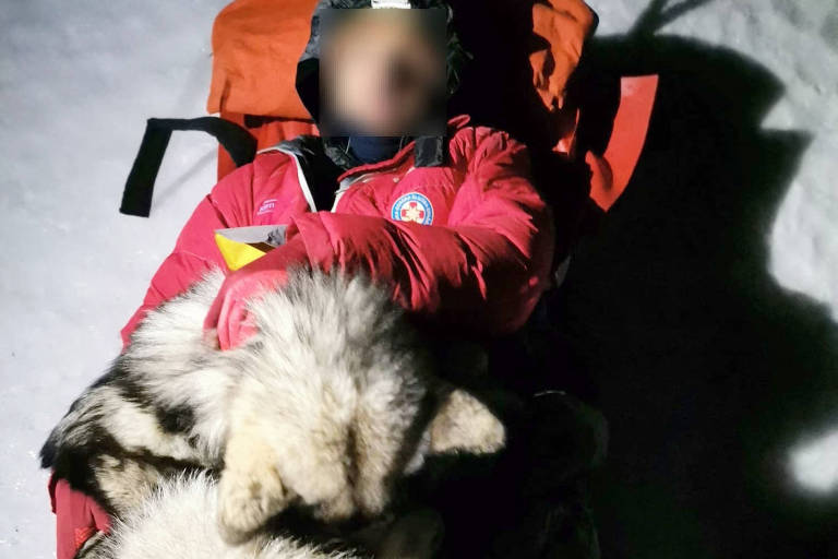Cachorro aquece e salva montanhista após acidente na Croácia