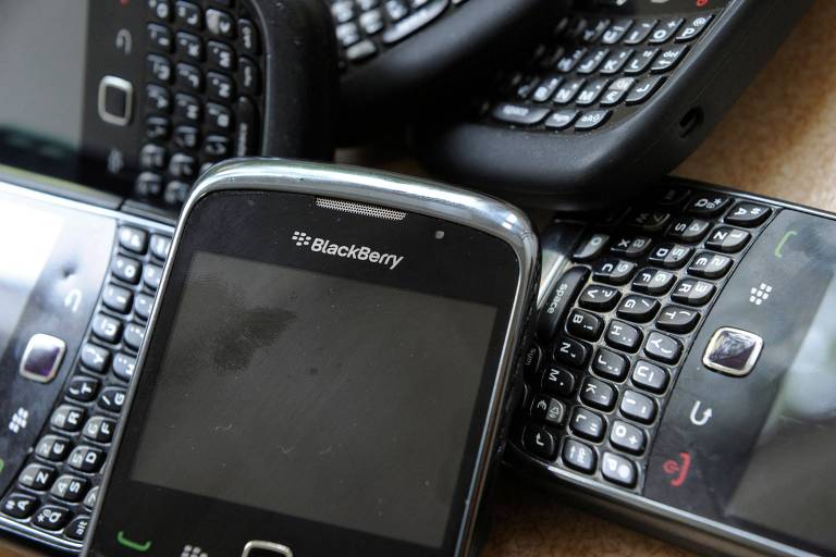 Fim do BlackBerry bateu forte em leitores da Folha