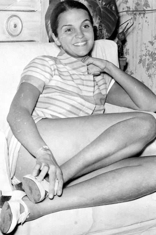 A atriz Leila Diniz em foto de 1967