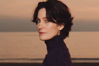 The actor Carrie-Anne Moss in Los Angeles, Dec. 13, 2021. (Ryan Pfluger/The New York Times)