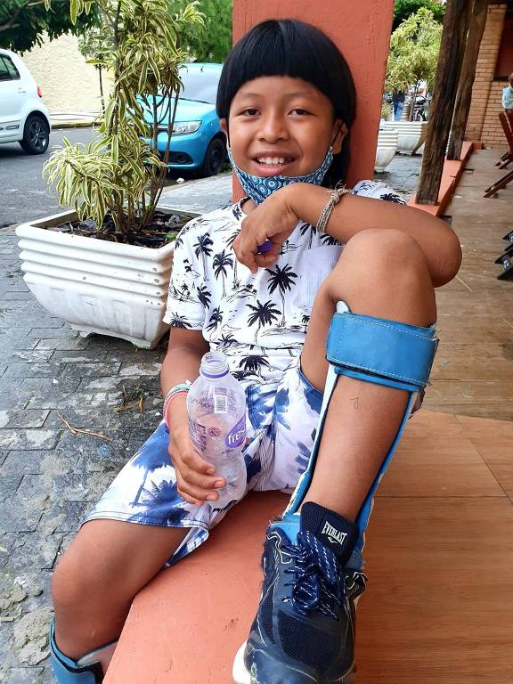 Davi Seremramiwe Xavante, a primeira criança vacinada contra a Covid-19 no Brasil