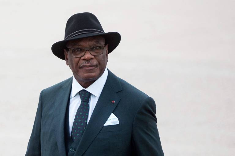 O ex-presidente do Mali Ibrahim Boubacar Keita em foto de 2015 