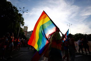 FILE PHOTO: Gay Pride parade in Madrid