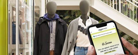 Amazon.com Inc's upcoming physical fashion store and app are seen in this handout image obtained January 19, 2022. Amazon.com Inc/Handout via REUTERS. ATTENTION EDITORS - THIS IMAGE HAS BEEN SUPPLIED BY A THIRD PARTY. NO RESALES. NO ARCHIVES ORG XMIT: MEX